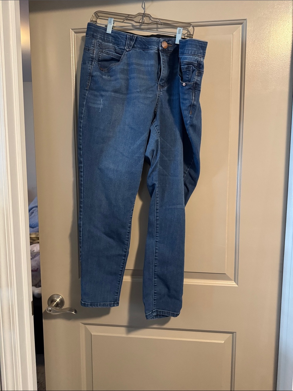 Democracy Dark Blue Stretch Skinny Jeans